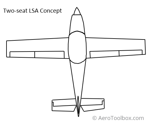 Concept Sketch - 2 seat LSA
