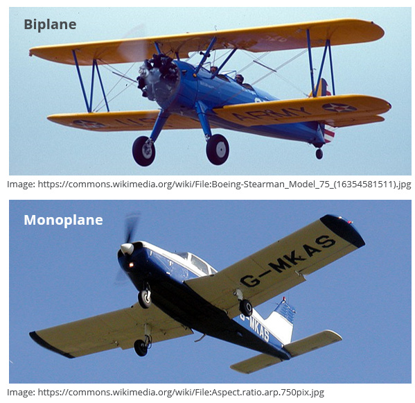 monoplane-biplane